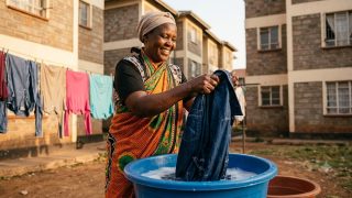 How washing clothes inside out stops colour fading