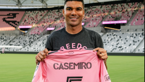 New Inter Miami new signing Carlos Casemiro. PHOTO/@InterMiamiCF/X