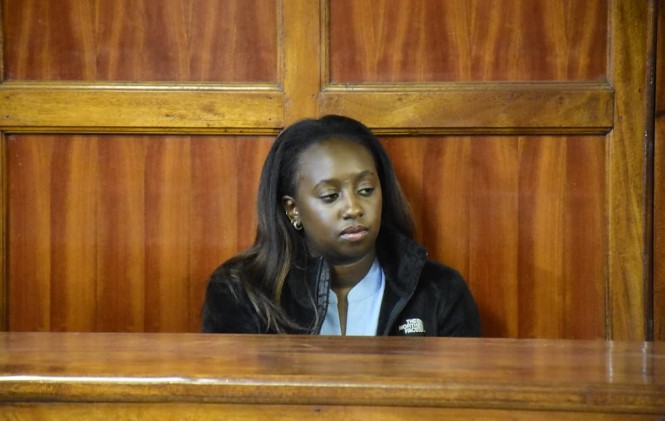 Maxine Wahome appears before Judge Lilian Mutende at the Milimani High Court on Tuesday, July 28, 2026.PHOTO/Zipporah Ngwatu