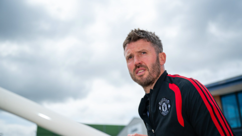 Manchester United's head coach Michael Carrick. PHOTO/https://www.facebook.com/manchesterunited/photos