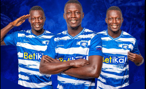 New AFC Leopards signing Musa Ceesay. PHOTO/https://www.facebook.com/afcleopardssc
