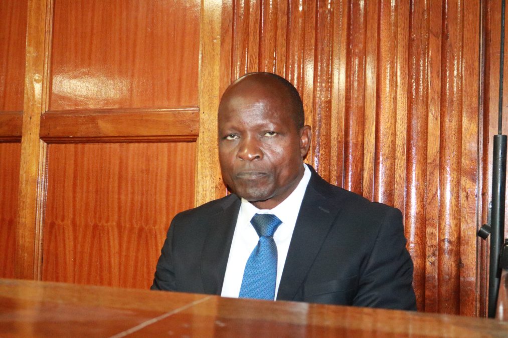 Former Migori Governor Okoth Obado appears before Justice Cecilia Githua on Thursday, July 23, 2026.PHOTO/Zipporah Ngwatu