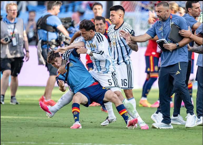 Argentina’s Leandro Paredes banned for 10 games after World Cup final chaos