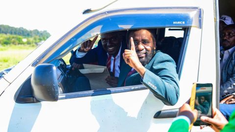 No convoy, no flashy SUV: Ol Kalou MP-elect Sammy Ngotho takes matatu to Parliament for swearing-in