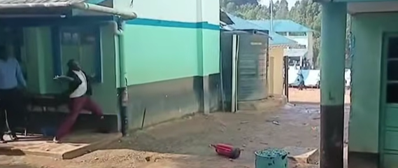Chaos as students and teachers clash with stones at Nyabisase School in Kisii