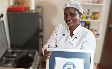 Chef Dorky Dorcas hopes for Ruto's Ksh5M reward after Guinness World Record win