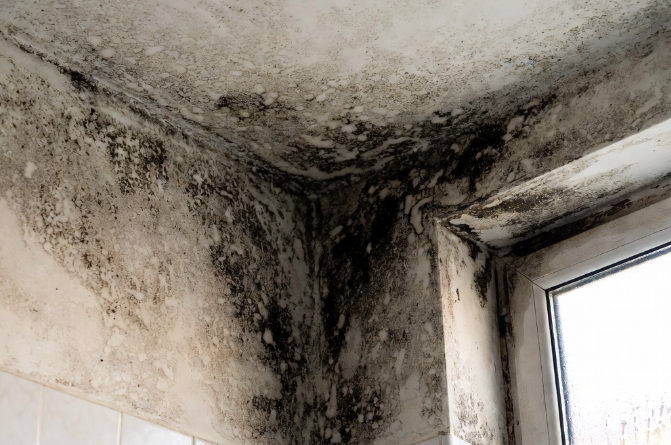 How to remove mould from bathroom walls permanently