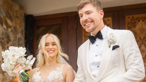 YouTube star MrBeast weds girlfriend Thea Booysen in intimate island ceremony