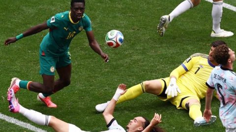 Senegal Vs Belgium World Cup Round of 32 match in action. PHOTO/@theMadridZone/X