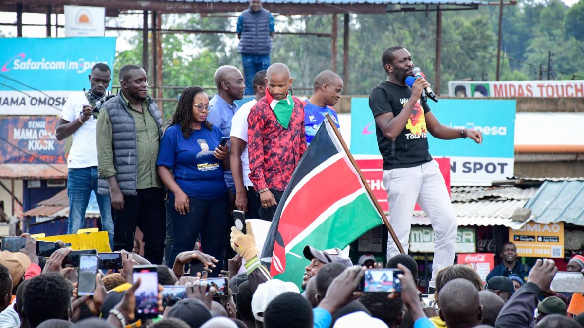 Young poet wows crowd with poem for Sifuna in Bungoma