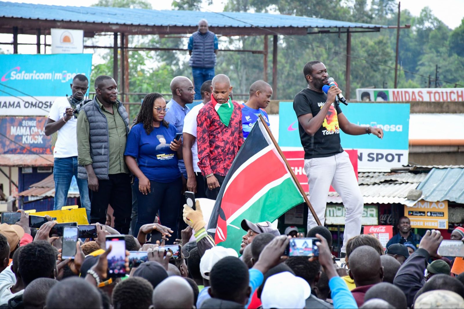Young poet wows crowd with poem for Sifuna in Bungoma