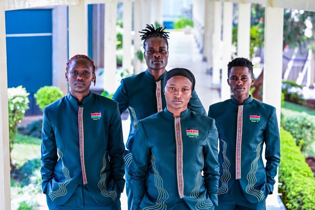Team Kenya ceremonial kit for the 2026 Commonwealth Games in Glasgow, Scotland. PHOTO/@athletics_kenya/X