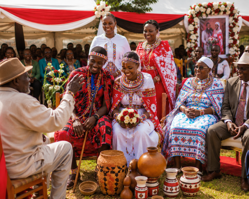 A Traditional Wedding in Kenya.