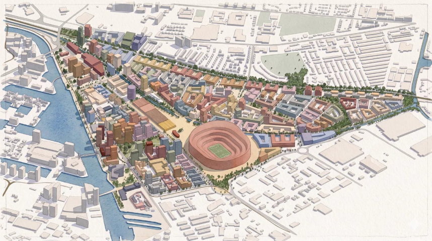 Manchester United reveal location of new 100K-seater stadium