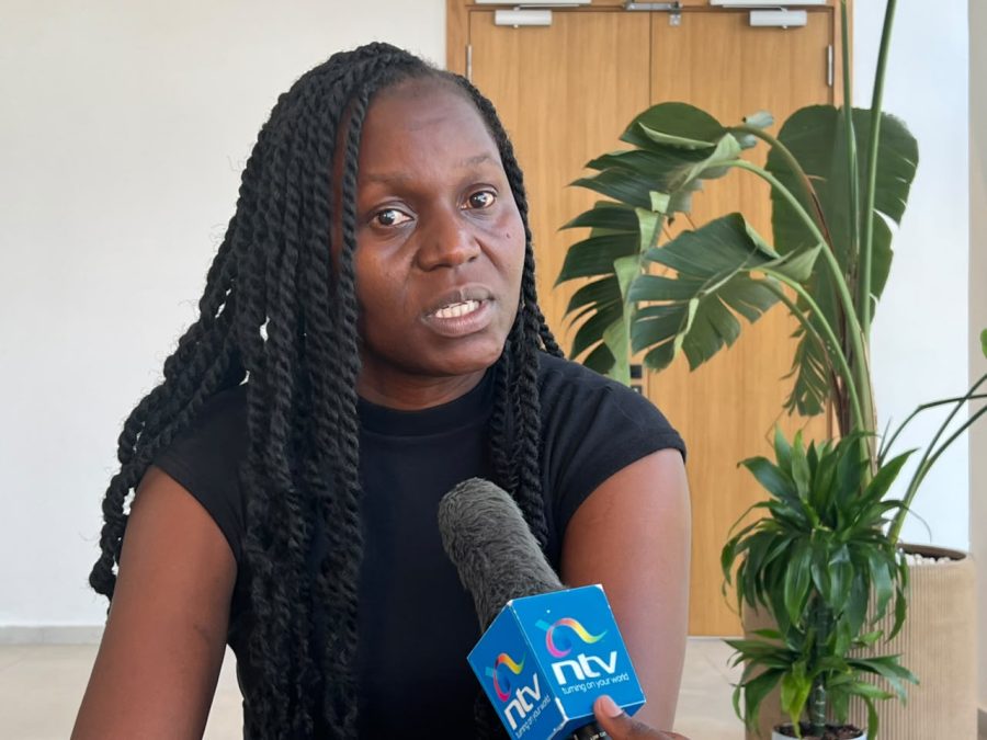 Former Harambee Starlets captain Doreen Nabwire in Rabat, Morocco as WAFCON 2026 gathers pace. PHOTO/Vincent Voyoh