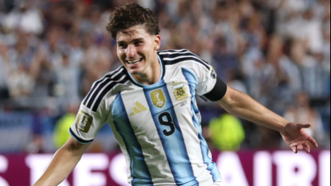 Julian Alvarez celebrates his goal against Switzerland on Sunday, July 12, 2026. PHOTO/https://www.facebook.com/fifaworldcup