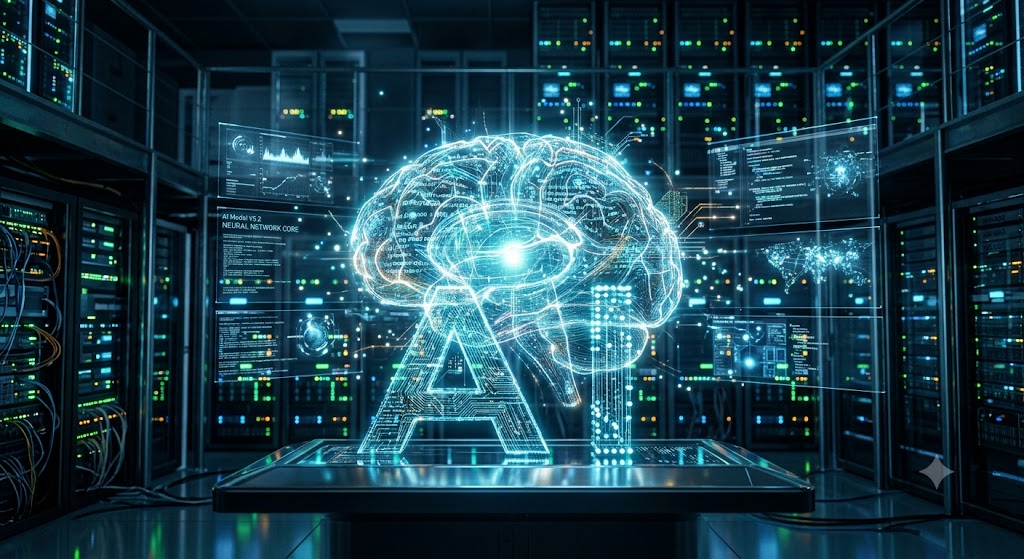 Visual illustration of Artificial Intelligence (AI) 