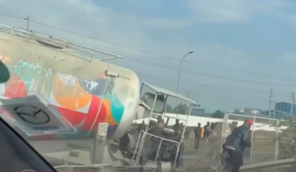 Motorists caught in heavy Mombasa Road traffic for hours after accident