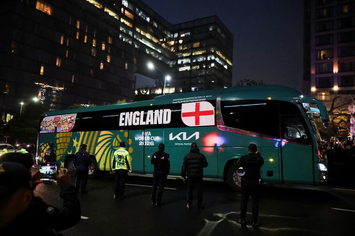 World Cup: Lightning, spying fears, and security chaos greet England in Mexico