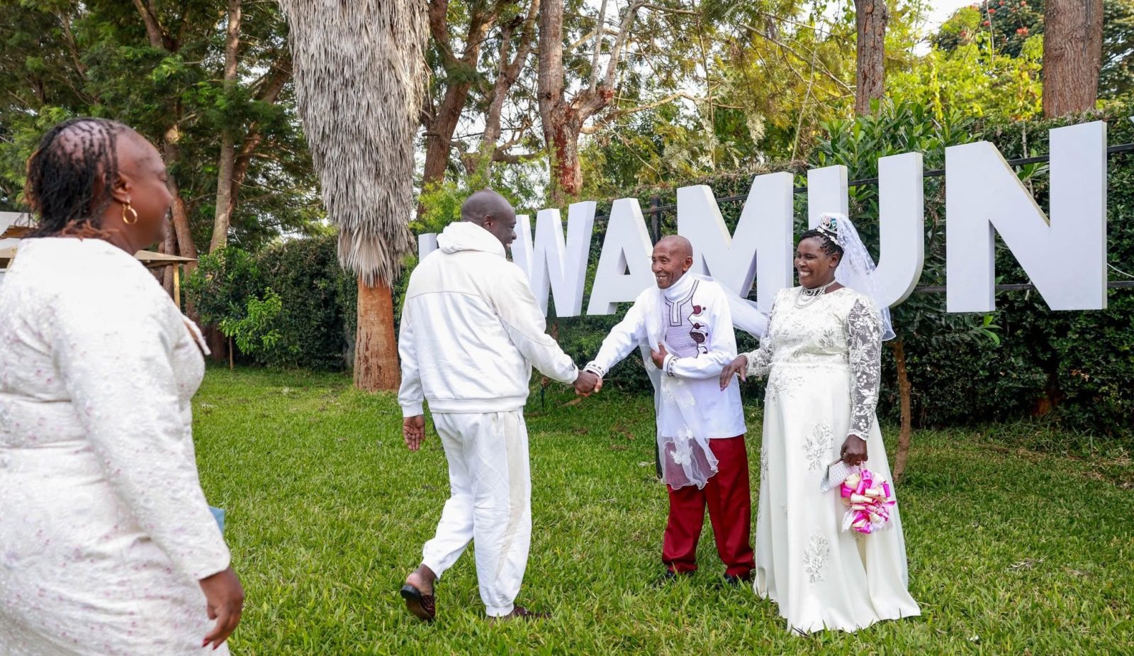 Gachagua elated as newlywed grannies visit Wamunyoro