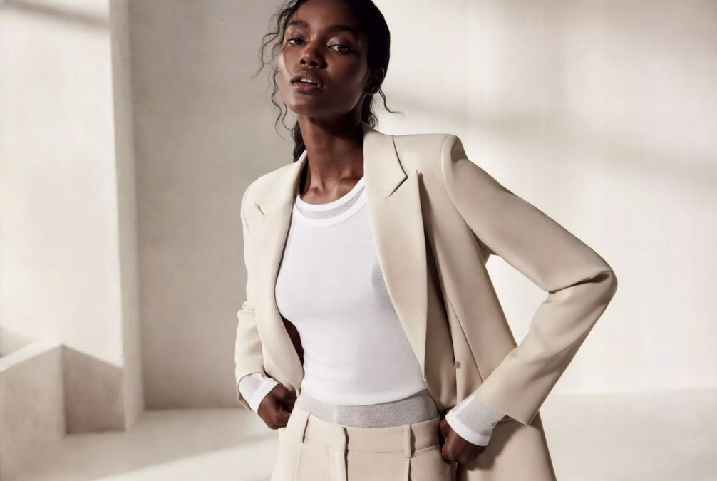Slim, modern layering.