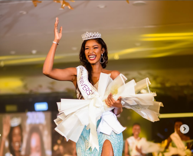Jean Ojiro after being crowned Miss Universe Kenya. PHOTO/jean_ojiro
/Instagram.