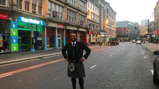 MC Jessy reveals reason he almost suffered heart attack after wearing Scotland’s famous kilt