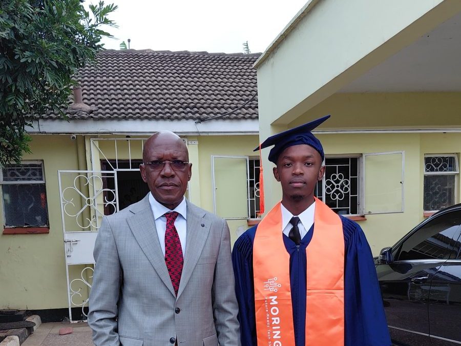 Khalwale celebrates son for graduating as a certified full-stack software engineer