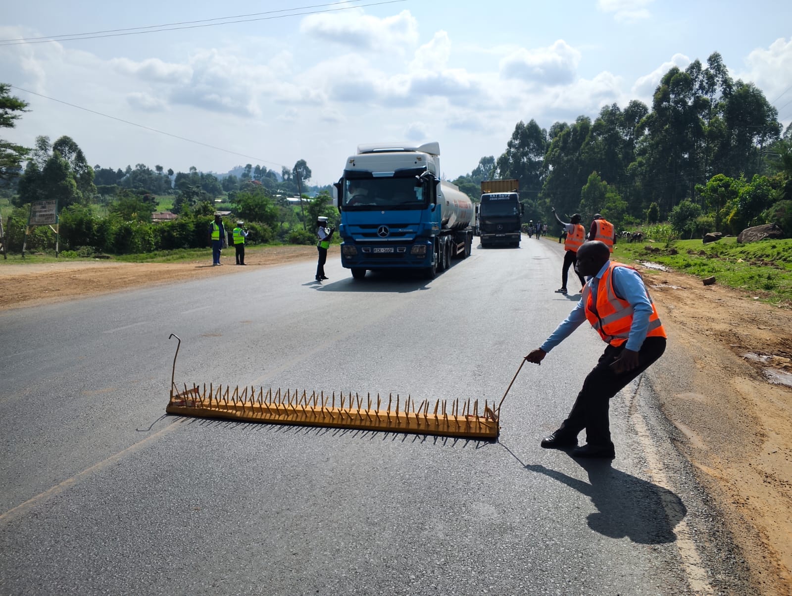 NTSA intensifies road safety checks in Thika and Western counties