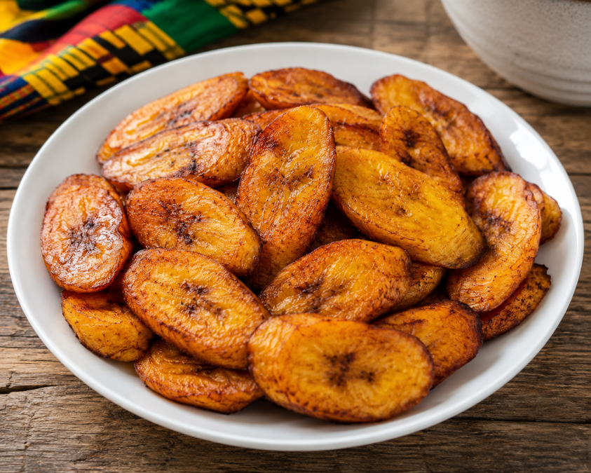 A bowl of freshly prepared plantain