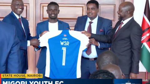 Ruto hosts Migori Youth FC at State House