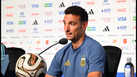 Argentina head coach Lionel Scaloni. PHOTO/https://www.facebook.com/AFASeleccionArgentina