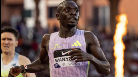 Emmanuel Wanyon at the 2026 Monaco Diamond League. PHOTO/https://www.facebook.com/WorldAthletics