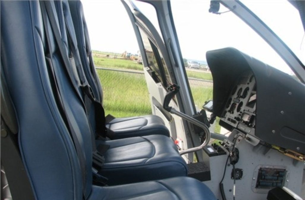 Inside Eurocopter EC130 B4. PHOTO/https://www.globalair.com/