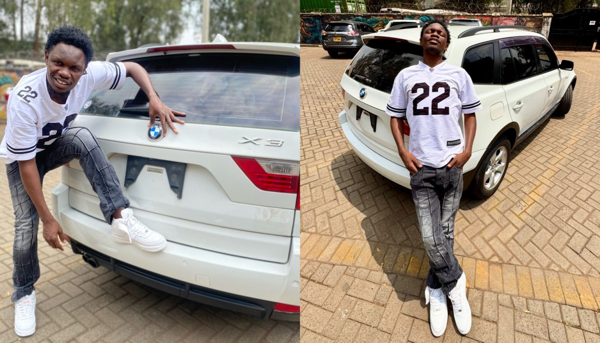 2Mbili showing off his new BMW X3.PHOTO/@2mbili/Instagram