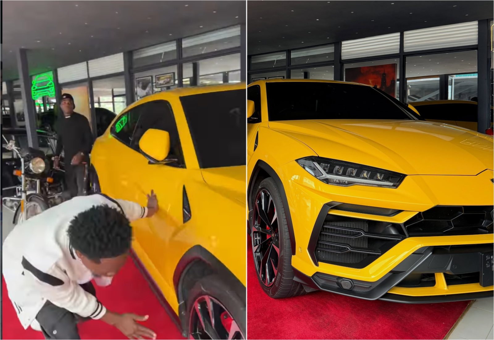 2Mbili congratulates Sammy Boy on becoming first Kenyan forex trader to buy Lamborghini Urus
