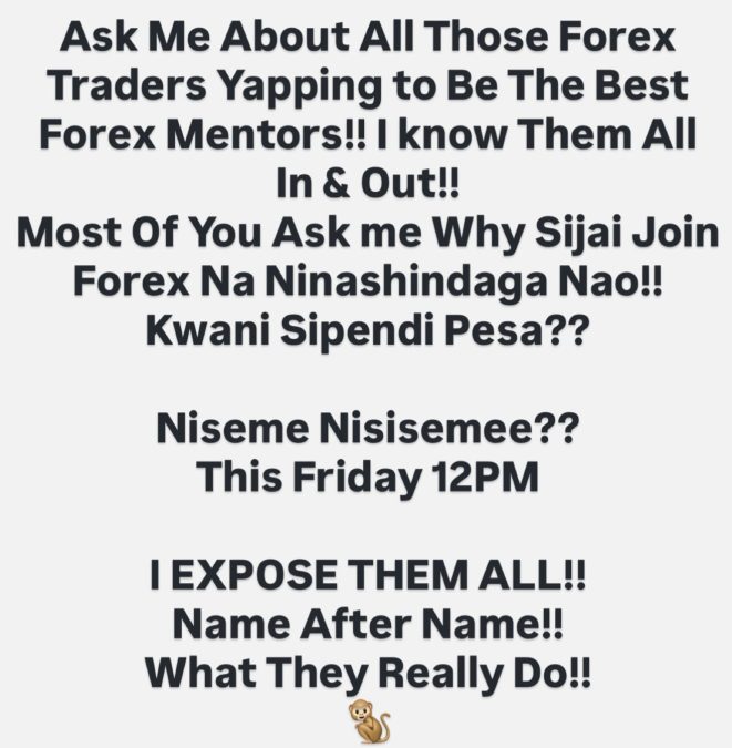 2mbili post on Forex traders