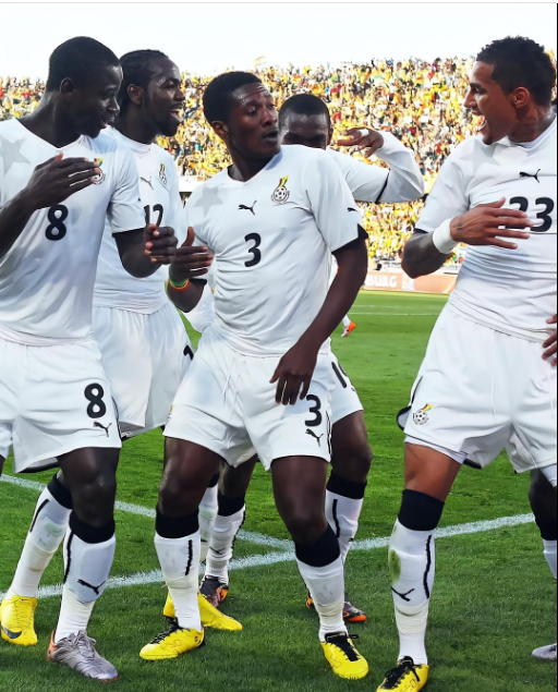 Asamoah Gyan (3) during the 2010 World Cup in South Africa. PHOTO/https://www.facebook.com/ReachGhanaTv