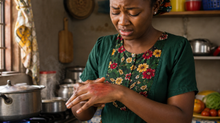 What to do immediately after a minor burn