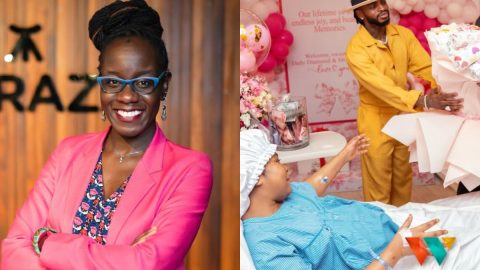 Cindy Ogana raises concern over flowers Zuchu has been receiving after giving birth