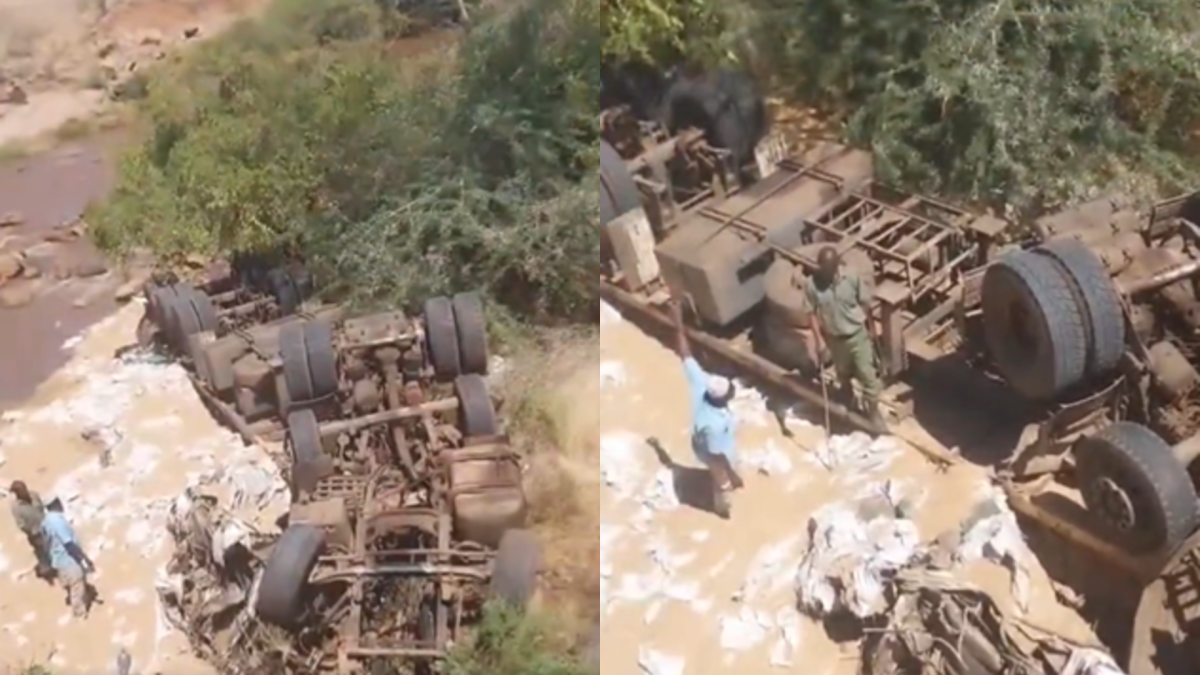 Casualties feared after truck plunges into river along Mombasa-Nairobi Highway