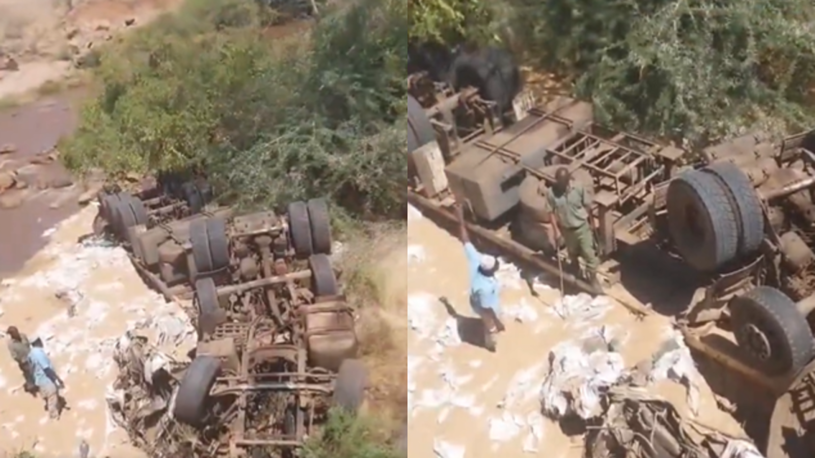 Casualties feared after truck plunges into river along Mombasa-Nairobi Highway