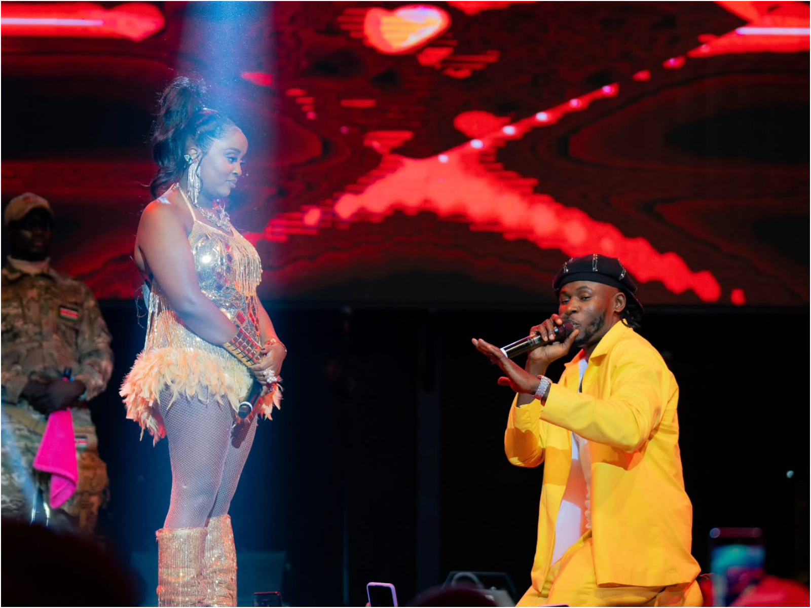 Nadia Mukami dismisses clout-chasing claims after Arrow Bwoy's surprise appearance at her event