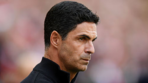 Arsenal manager Mikel Arteta on the touchline against Real Betis on Wednesday, August 5, 2026 in Dublin, Ireland. PHOTO/https://www.arsenal.com