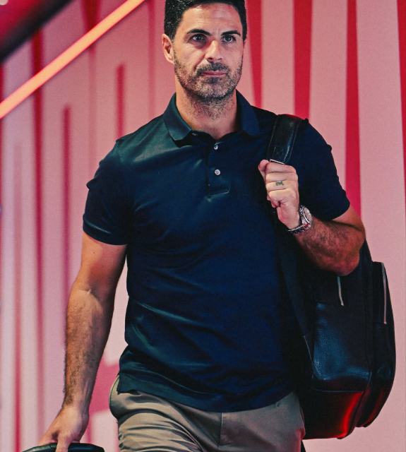 Arsenal manager Mikel Arteta before the Como clash on Wednesday, August 12, 2026. PHOTO/https://www.facebook.com/Arsenal/photos