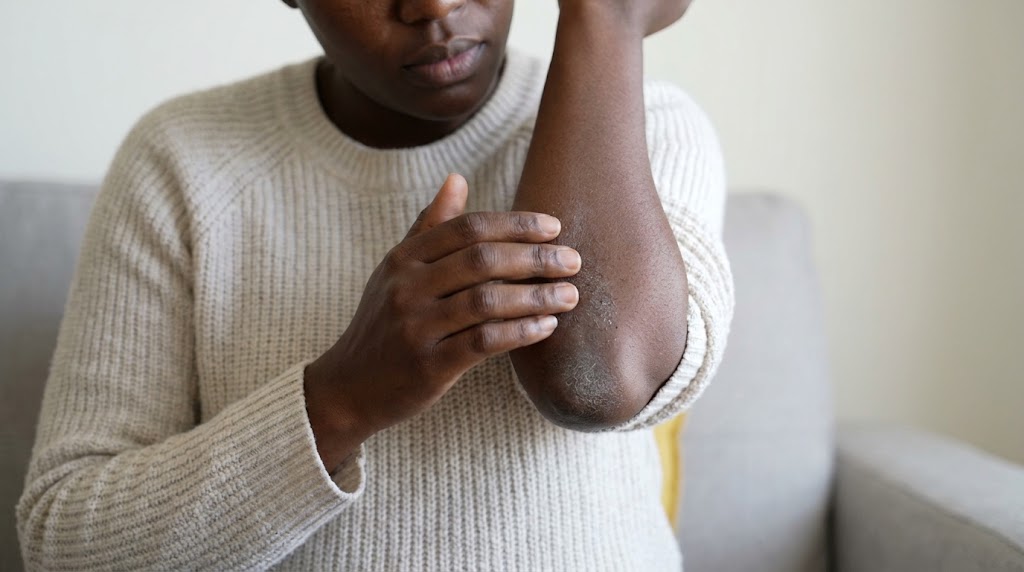 Ways to repair dark and rough elbows during the chilly August weather