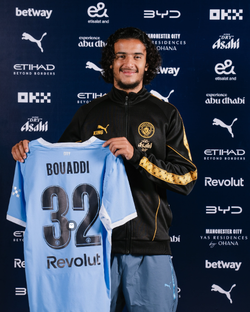 Ayyoub Bouaddi confirmed as new Manchester City player. PHOTO/https://www.facebook.com/mancity/photos