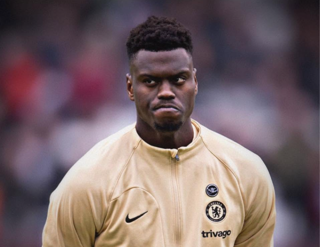 Chelsea defender Benoit Badiashile. PHOTO/https://www.facebook.com/BenoitBadiashileOfficiel/photos