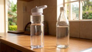 How to clean plastic school water bottles safely using white vinegar
