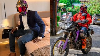 ‘Thank God my ABS kicked in’ – Biker Brayo warns motorists after near-collision with car